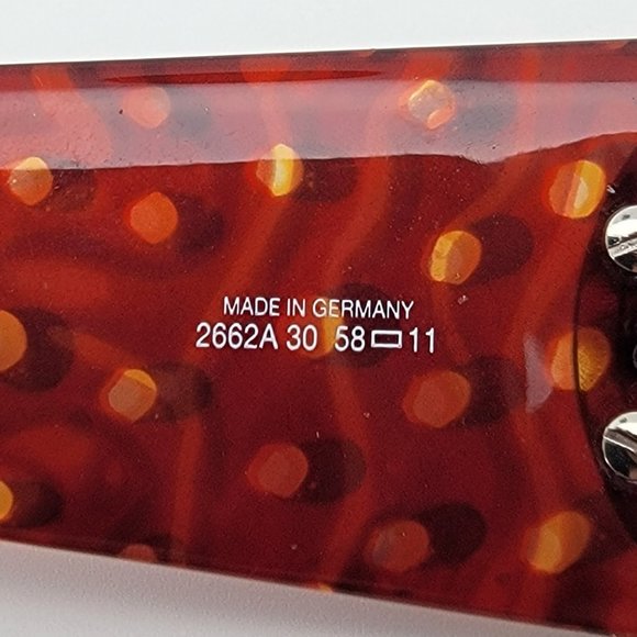 Christian Dior 2662A 30 Red Tortoise Gold Frame Brown Gradient Lens Sunglasses main image 5